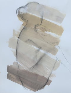 Where the Sun Shines by Judith Williams contemporary tonal nude on paper