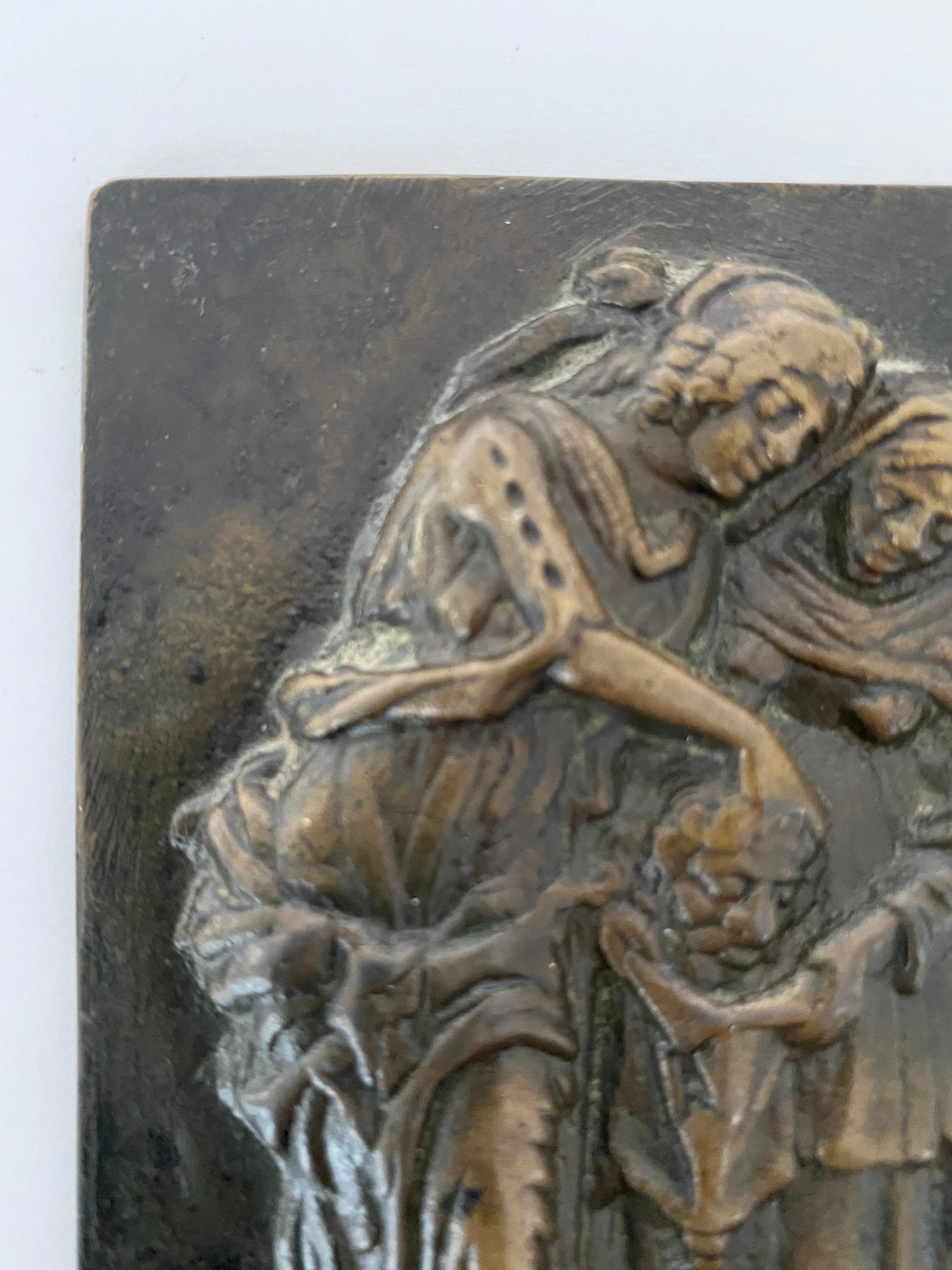 Judith with the Head of Holofernes, Plaquette After Riccio, Italian 17th Century In Good Condition For Sale In Kensington, MD