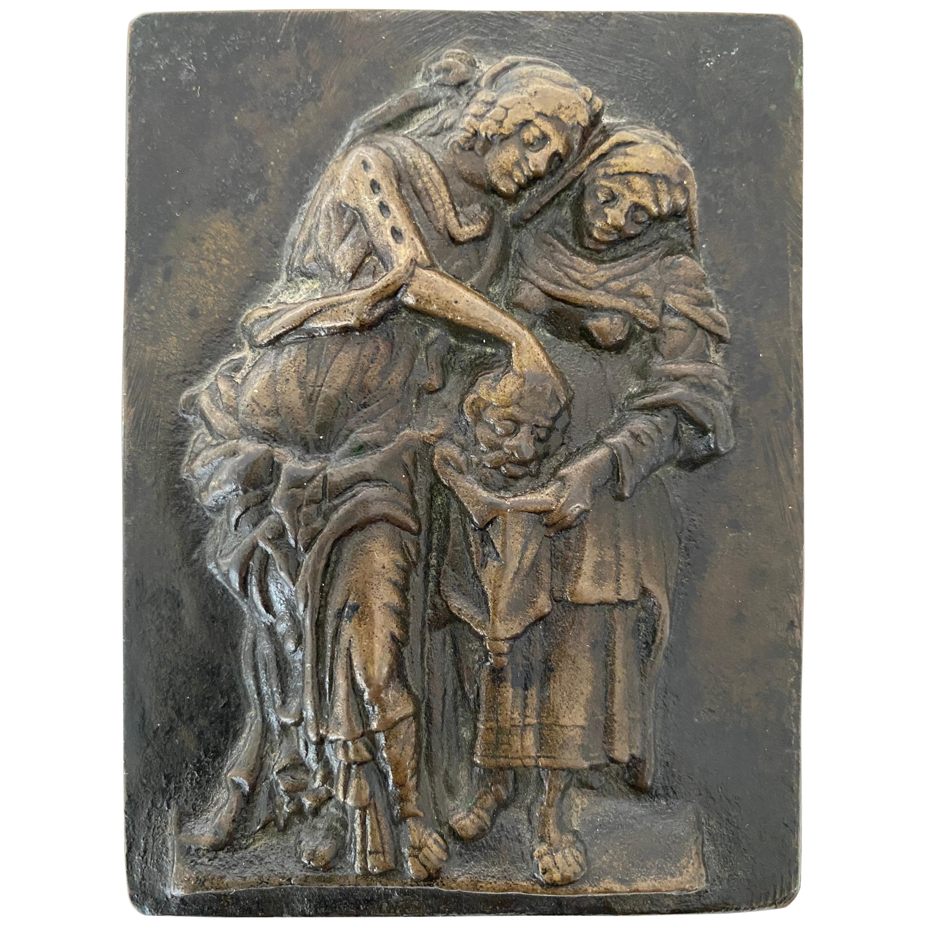 Judith with the Head of Holofernes, Plaquette After Riccio, Italian 17th Century