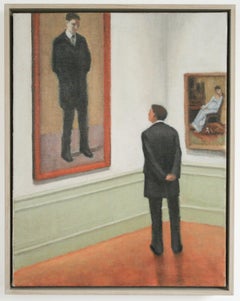 Thinking Eakins: Figur mit Thomas Eakins Gemälde im Metropolitan Museum