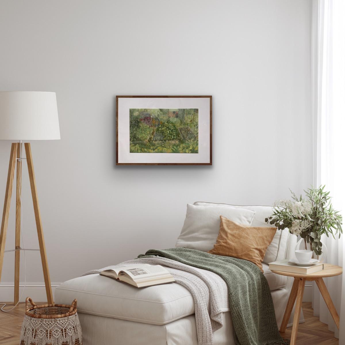 Huertos - Verano, Impresión, Paisaje, Prados, Paisaje marino en venta 2