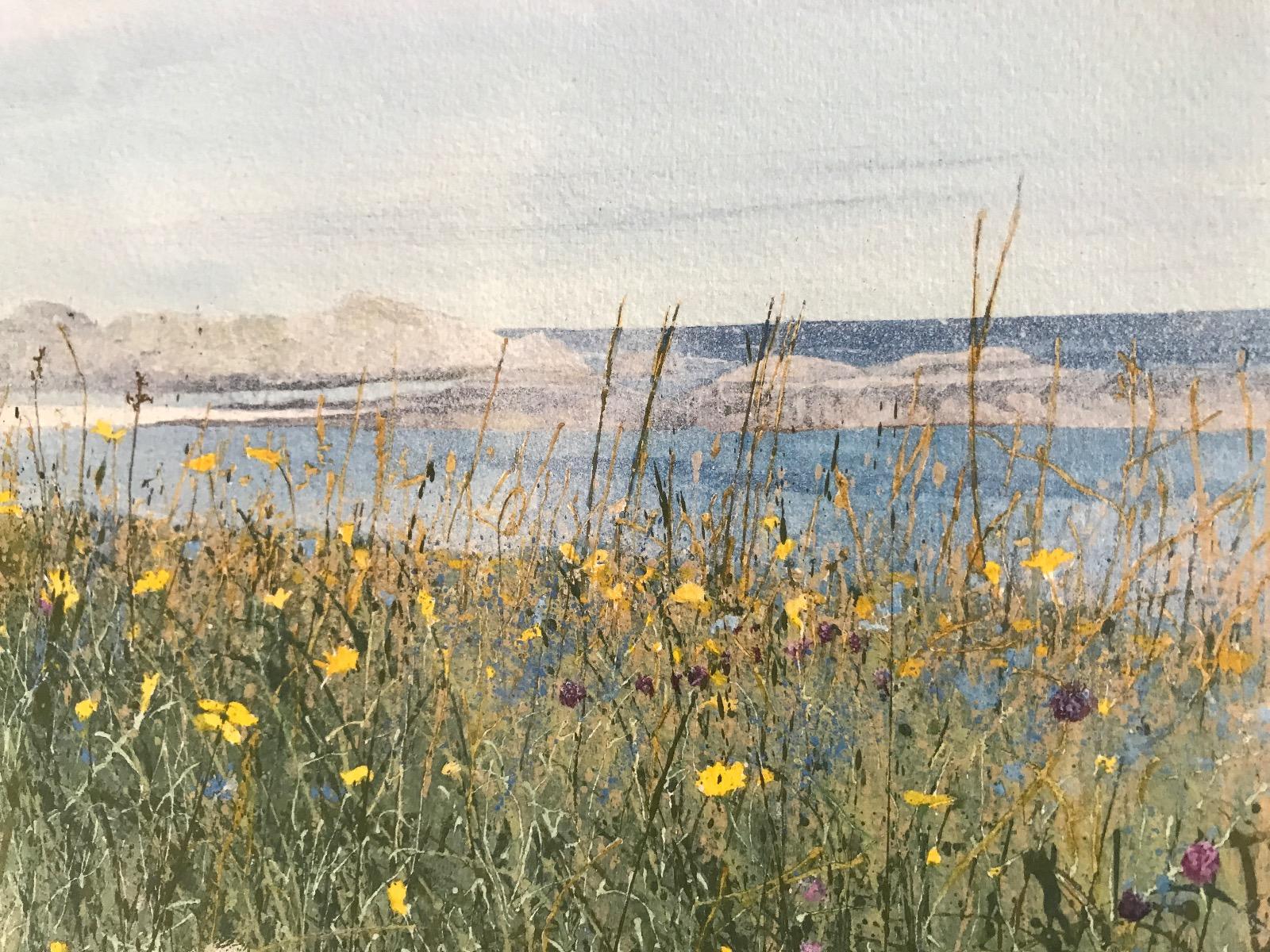 Judith Yarrow. Sea-meadow. This is a limited edition Giclee print of 100, of exceptional quality, using light fast inks on Albrecht Durer fine art paper, with accurate colour matching to the original. It is numbered and signed front and back. This