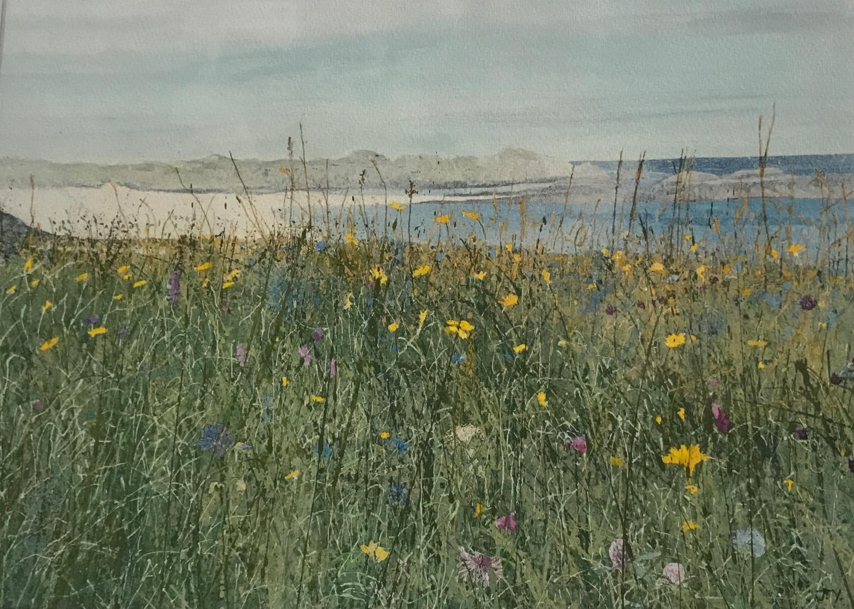 Sea-meadow, Print, Landscape, Meadows, Seascape For Sale 2