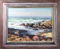 Judson Perkins 'California Coast' Seascape Painting