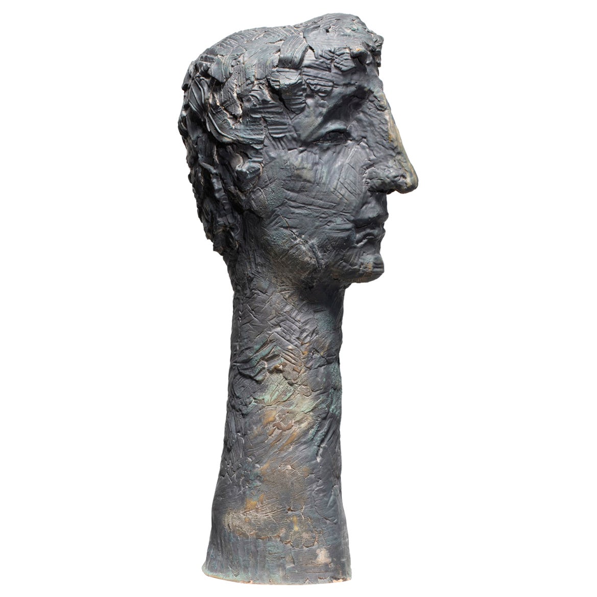 Cabeza de cerámica esculpida Judy Brady