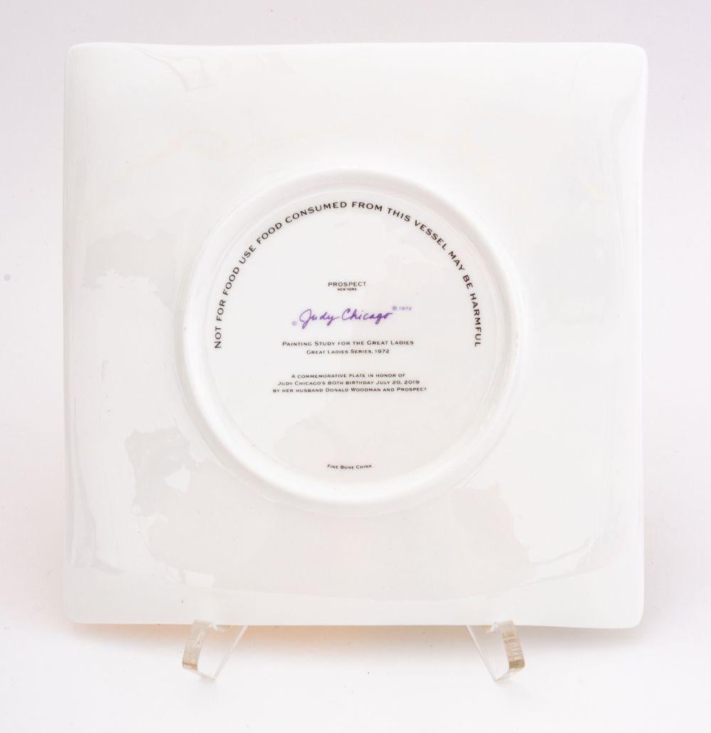 Judy Chicago Commemorative Tableware, 10 Pcs. For Sale 7