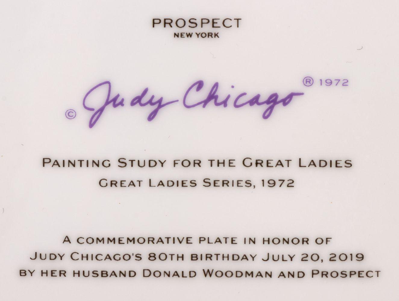 Judy Chicago Commemorative Tableware, 10 Pcs. For Sale 8