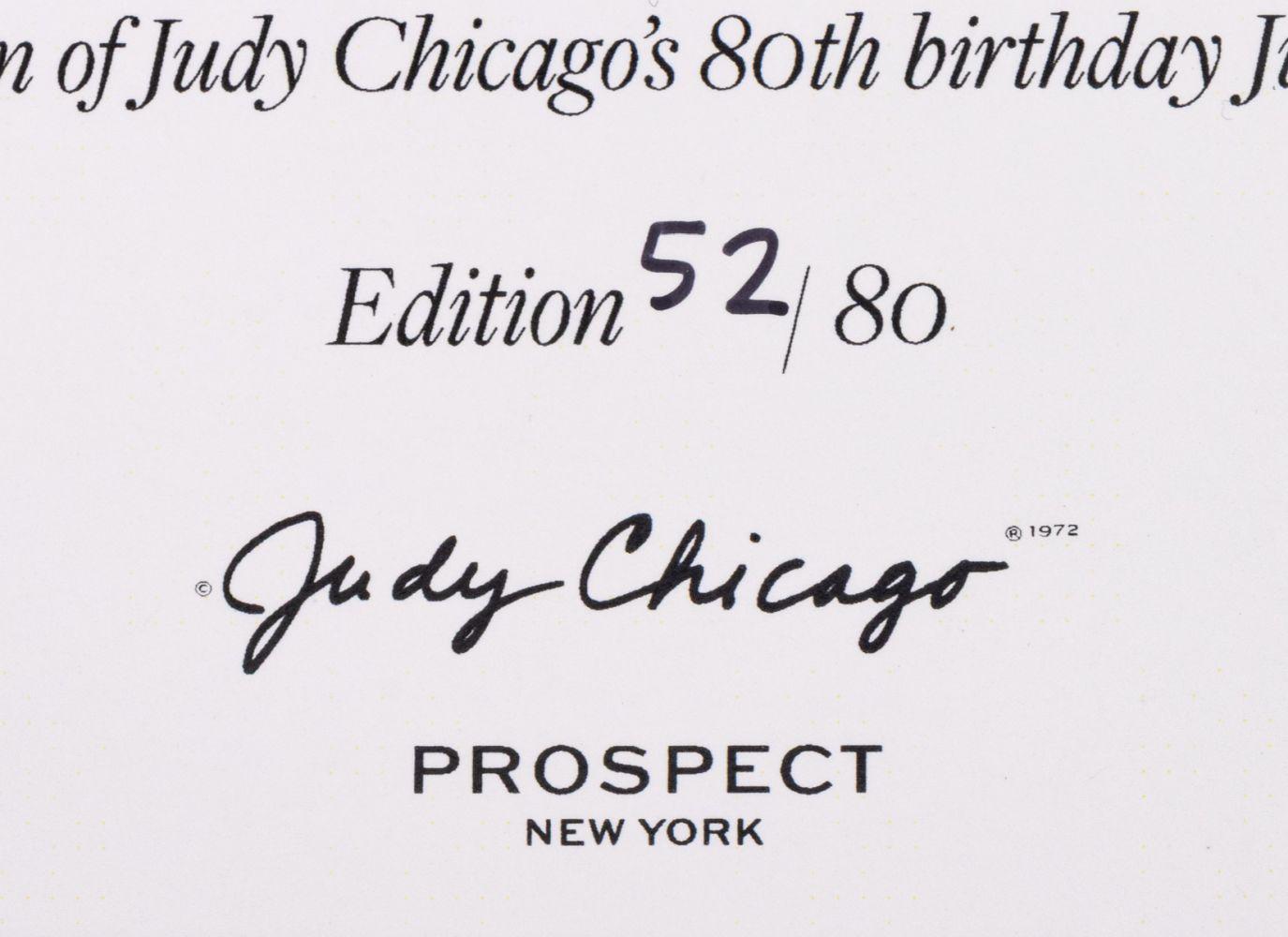 Judy Chicago Commemorative Tableware, 10 Pcs. For Sale 9