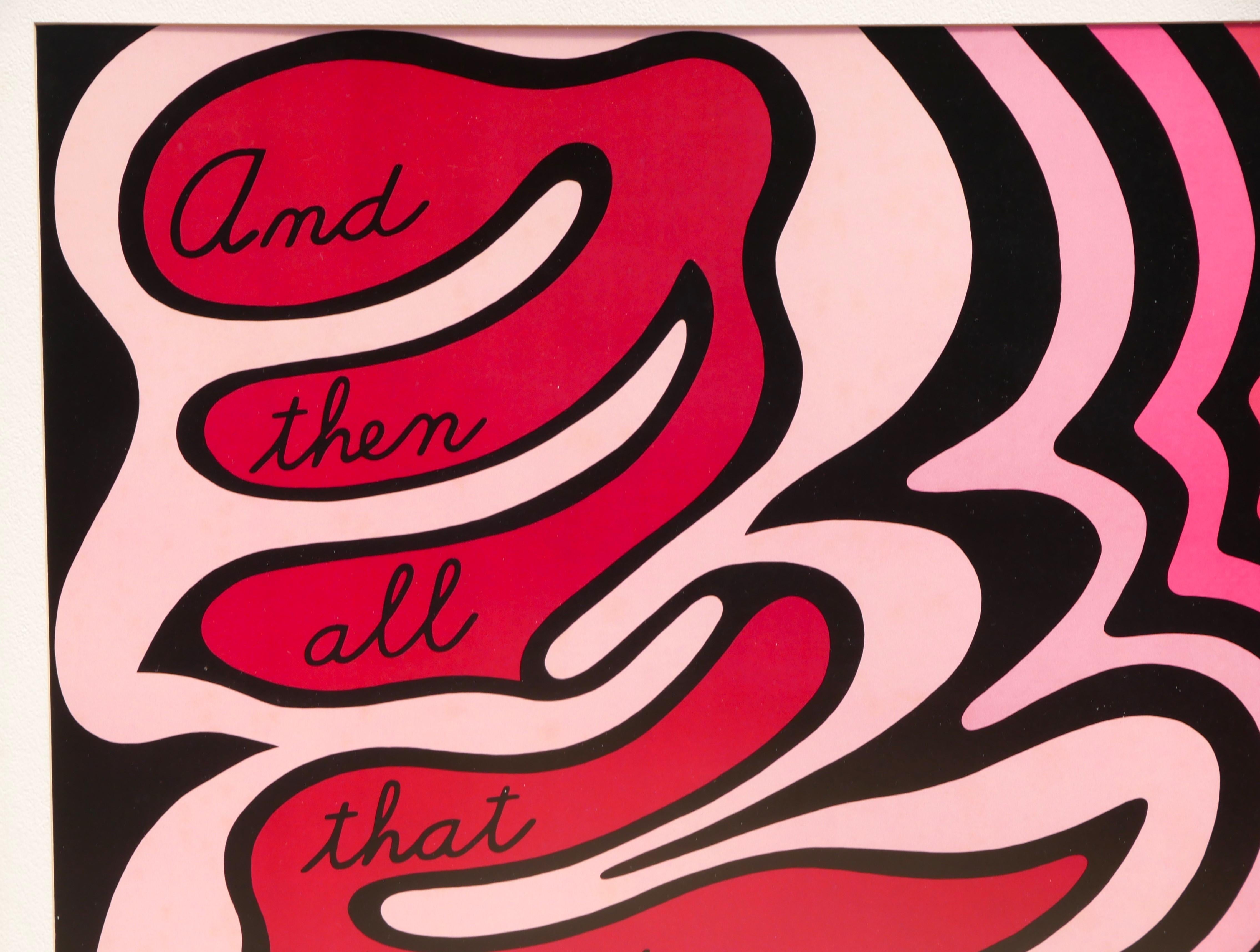 “And then all that divided them merged” Banner Design for THE DINNER PARTY For Sale 3