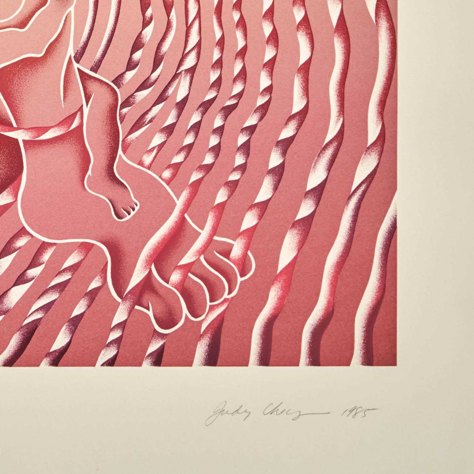 Lacerazione/strappo da parto - Print di Judy Chicago