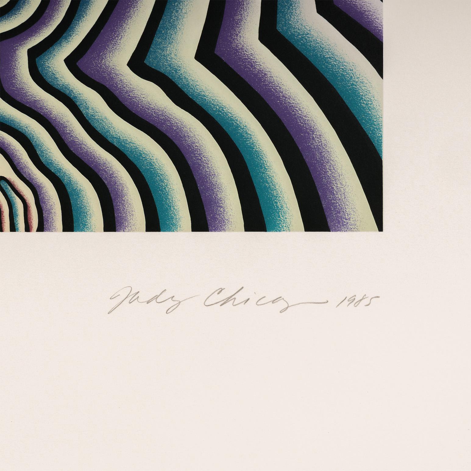 Birth Trinity - Beige Figurative Print by Judy Chicago