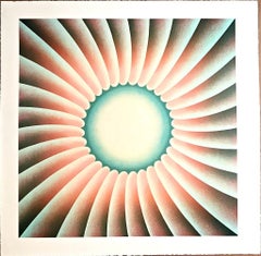 Judy Chicago -Through the Flower Iconic signed/n silkscreen Feminist art, Framed