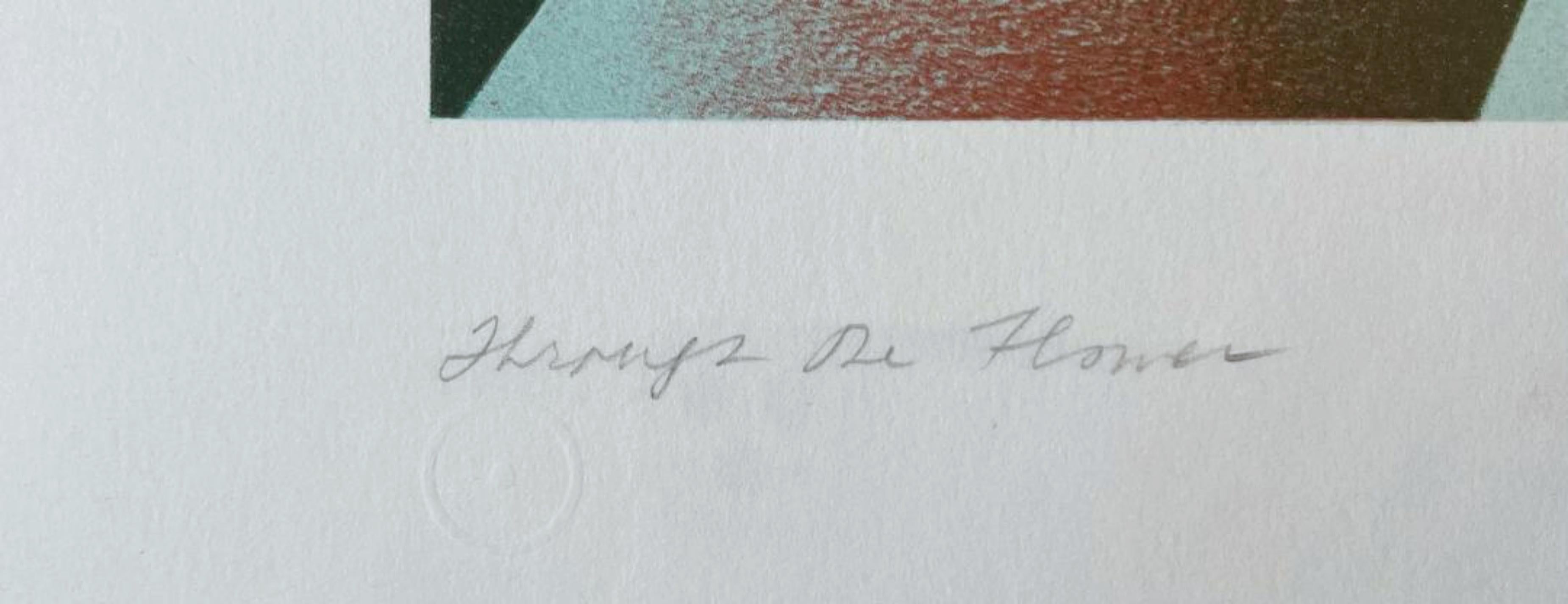 Judy Chicago, Through the Flower Iconic, signierte/n Siebdruck feministische Kunst, gerahmt im Angebot 3