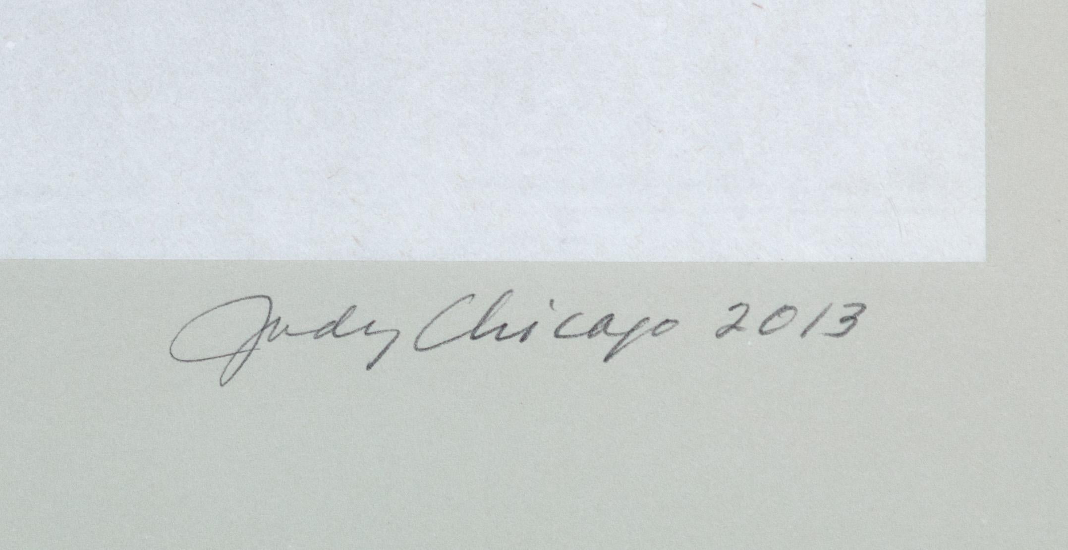 „Old“, original signierter Druck von Judy Chicago aus dem Madison Print Club im Angebot 3