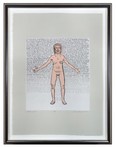 'Viejo', impresión original firmada por Judy Chicago del Madison Print Club