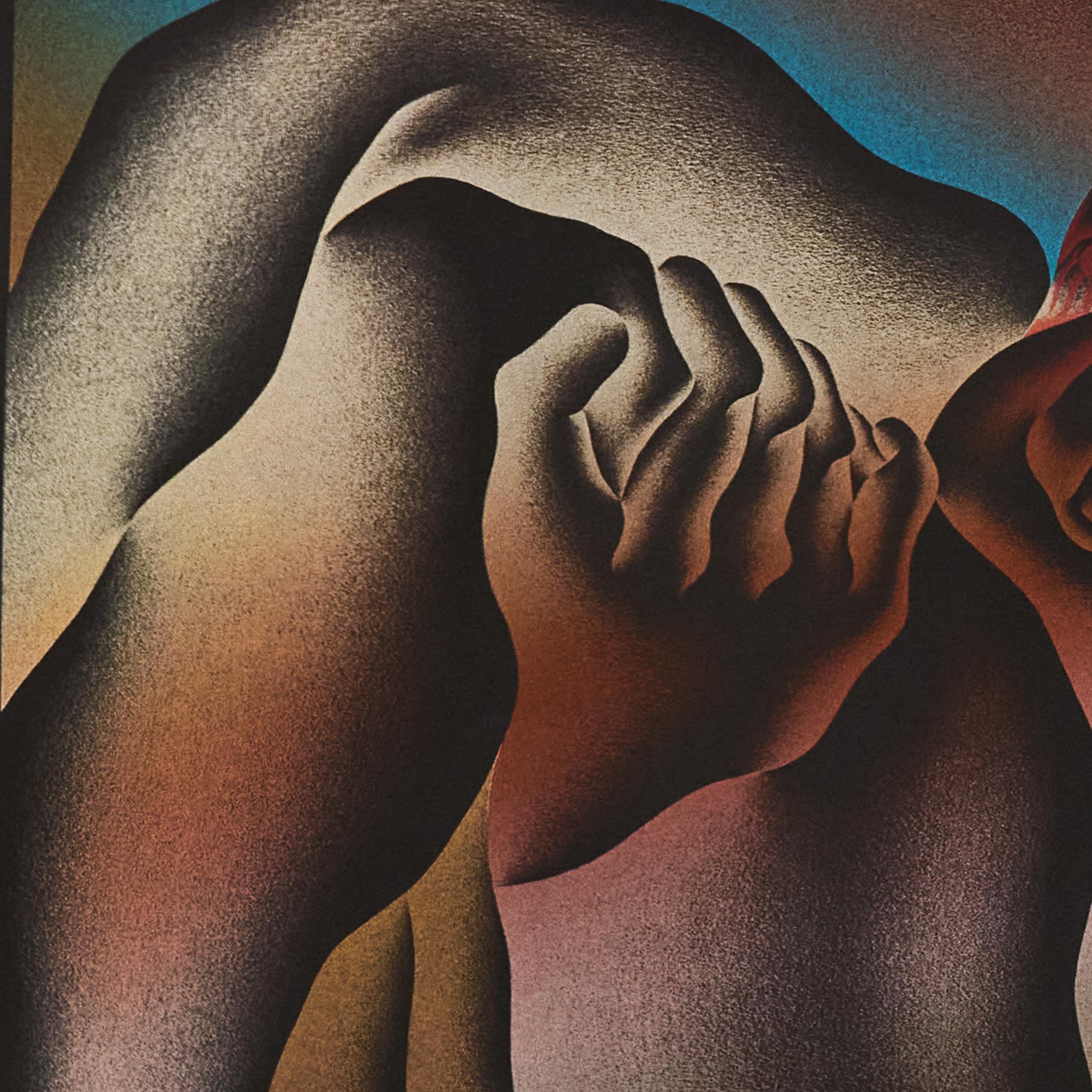 La creazione - Figurative Print Nero di Judy Chicago