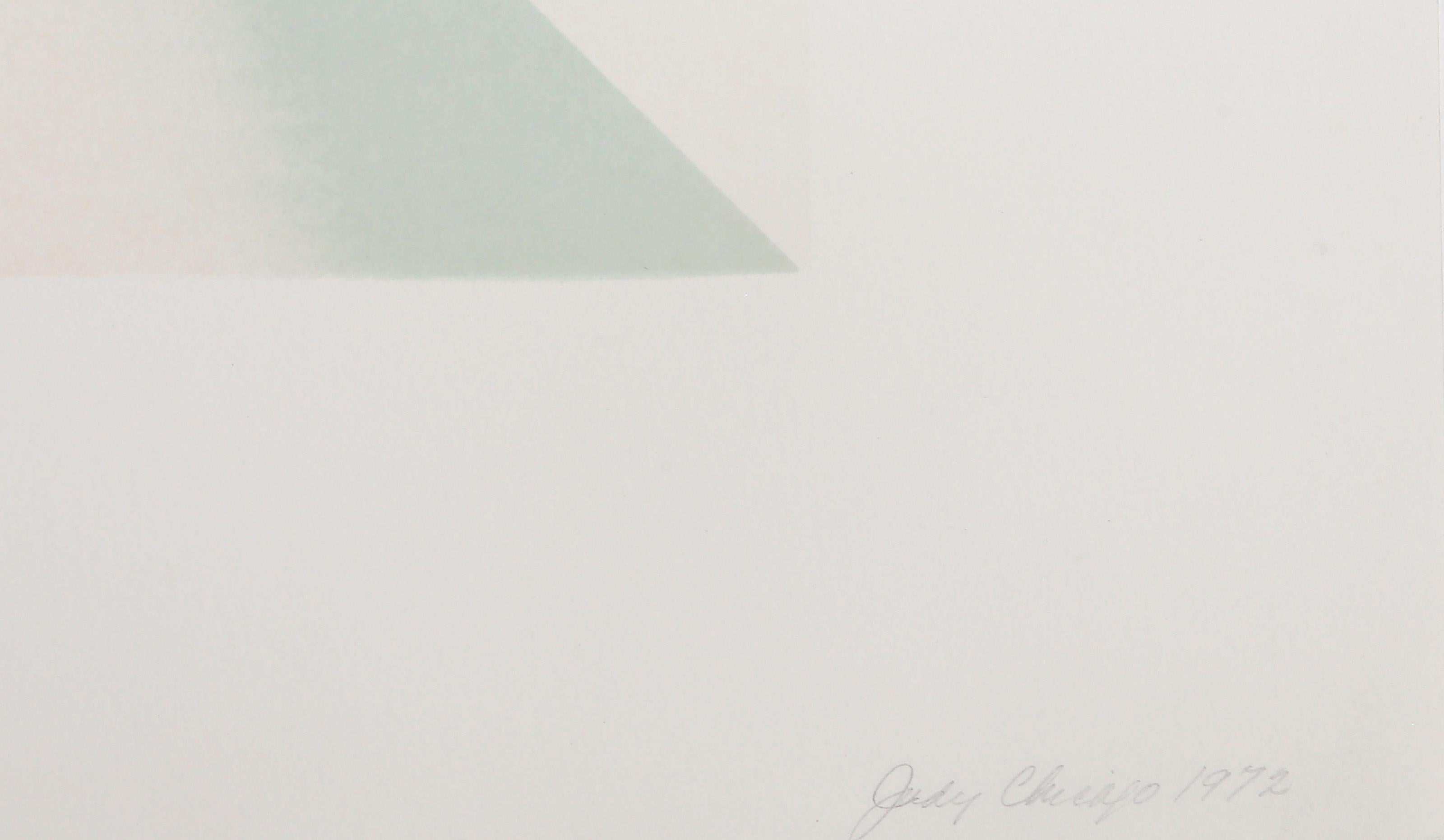 Through the Flower, lithographie géométrique abstraite de Judy Chicago en vente 4