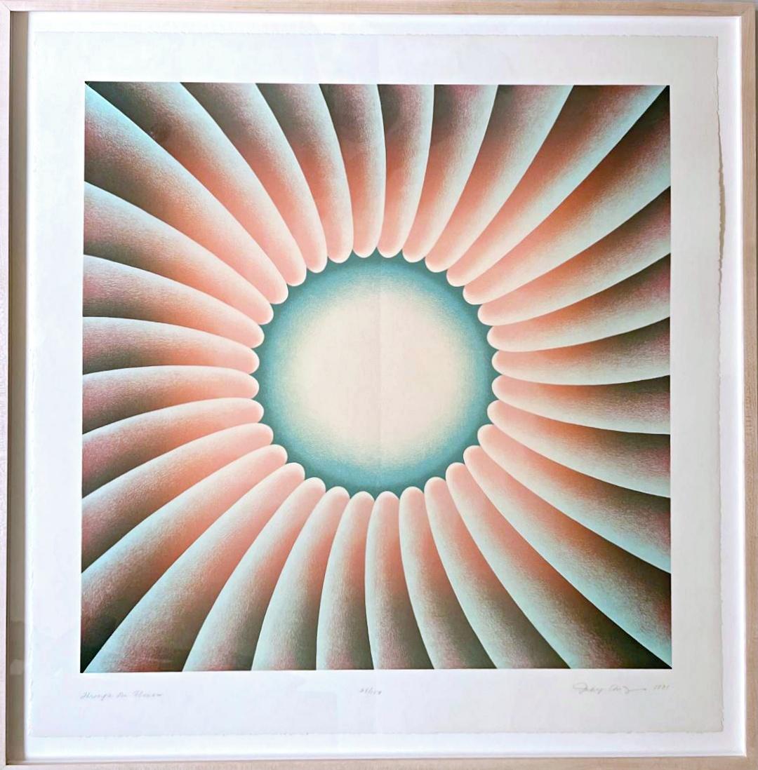 Judy Chicago Figurative Print - Through the Flower (iconic screenprint by world's foremost feminist artist)