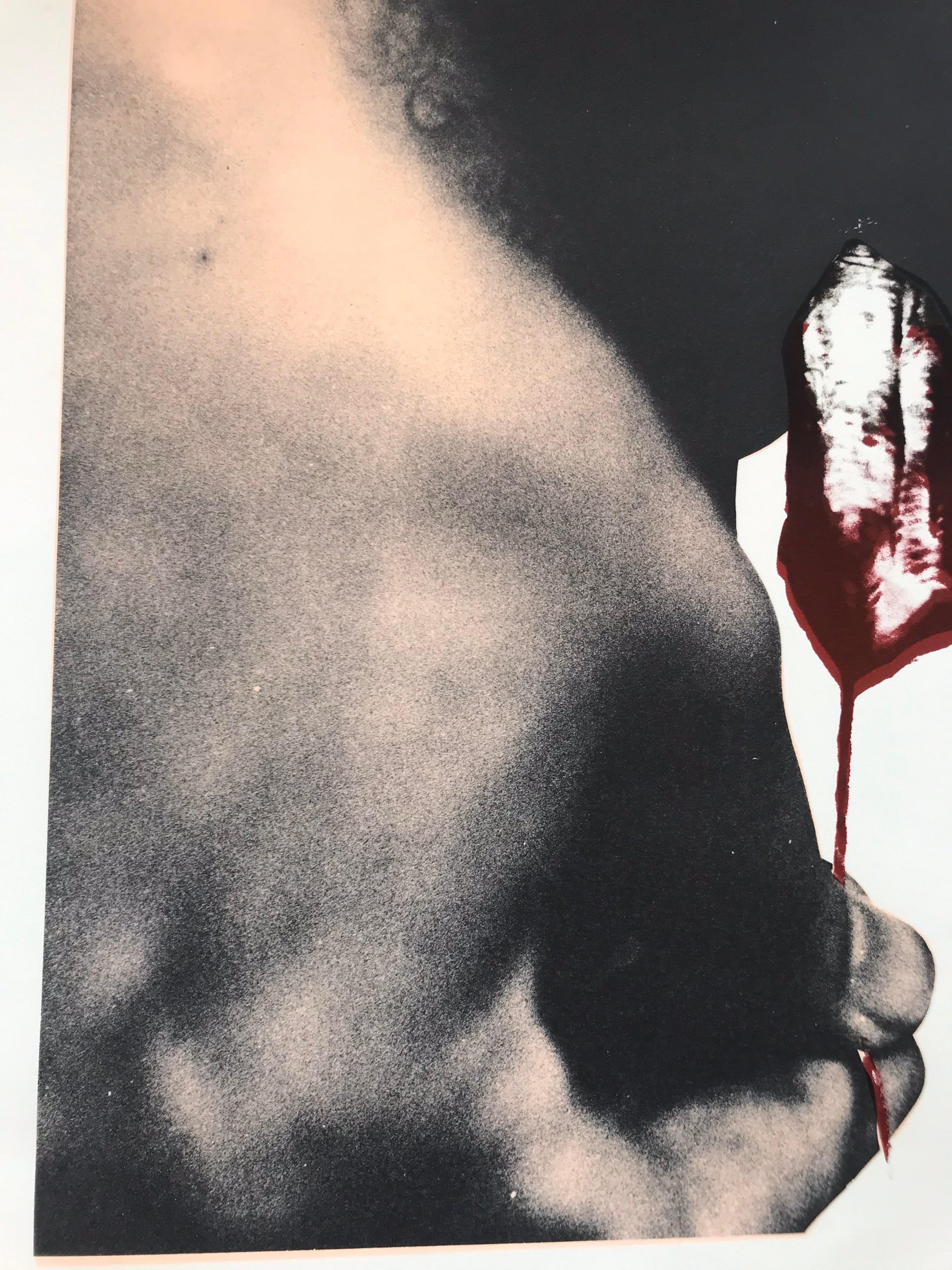 Judy Chicago 'Rote Flagge' Fotolithographie:: 1971 (Papier)