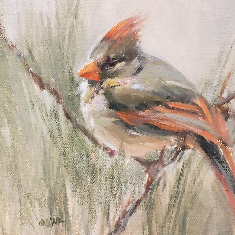 A Mother's Beauty is a  Bird commonly seen in Texas and  painted in the Impressionistic style by Texas artist Judy Crowe. 

A Mother's Beauty is an example of the Impressionist painters that the artist admires for their vibrant use of color and