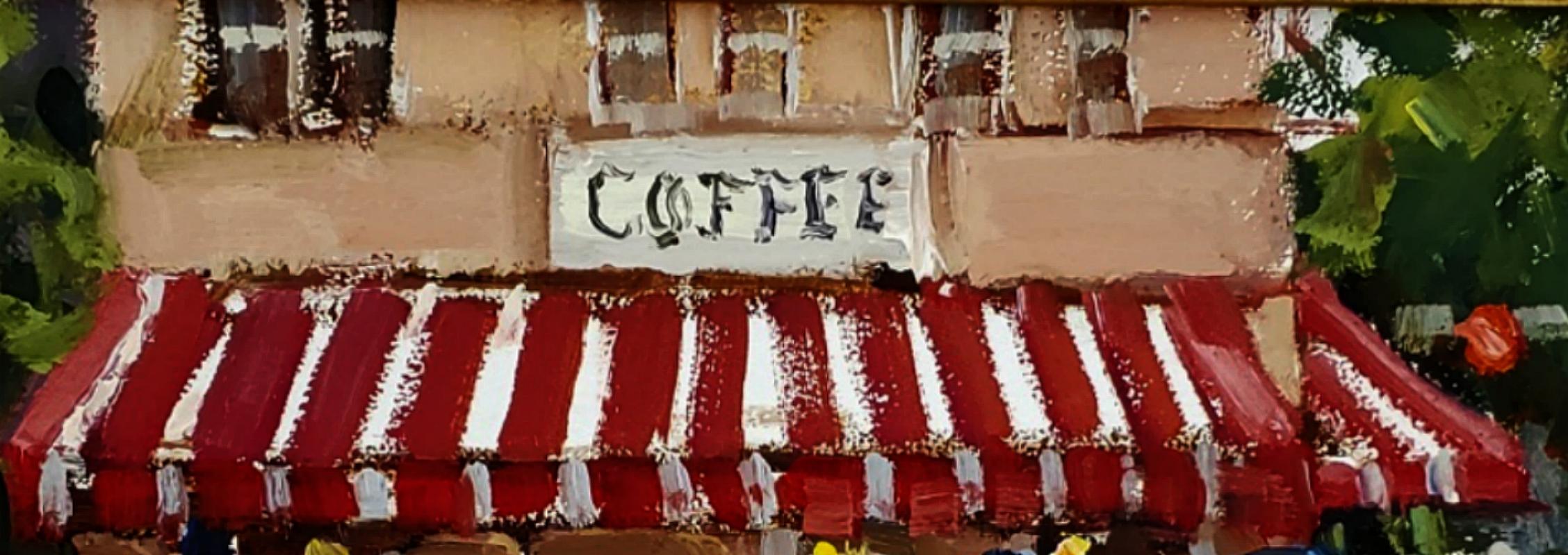 oil painting coffee