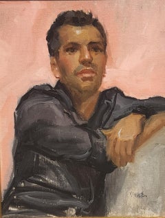 Mario, Oil on Linen/Panel, Impressionism, Oil Painters of America, Portrait 