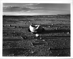 Judy Dater Self - Portrait with Stone Badlands South Dakota - Photograph 1981