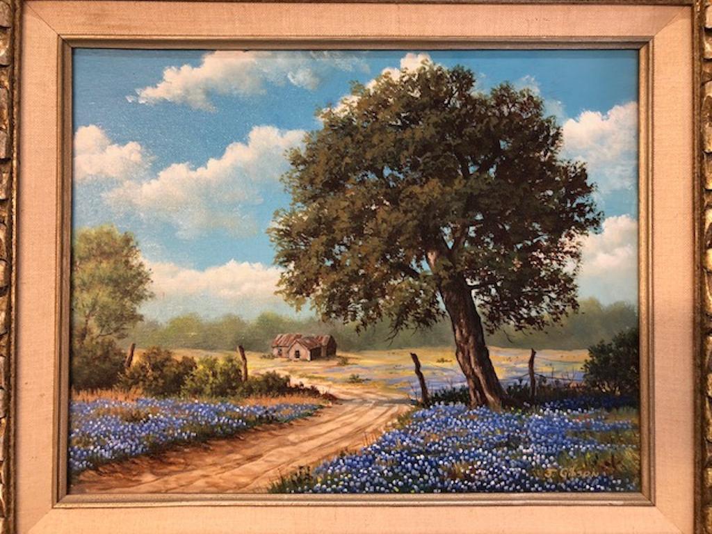 A native Texan, Judy Gibson is a multi-talented artist working in a wide range of media, including oils, watercolors and colored pencils. Her subject matter is equally diverse, ranging from local scenes of Texas bluebonnets to exquisitely detailed