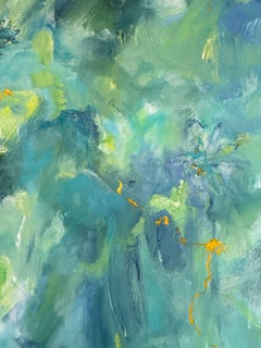 Dondolo in cima all'albero, Pittura, Acrilico su tela