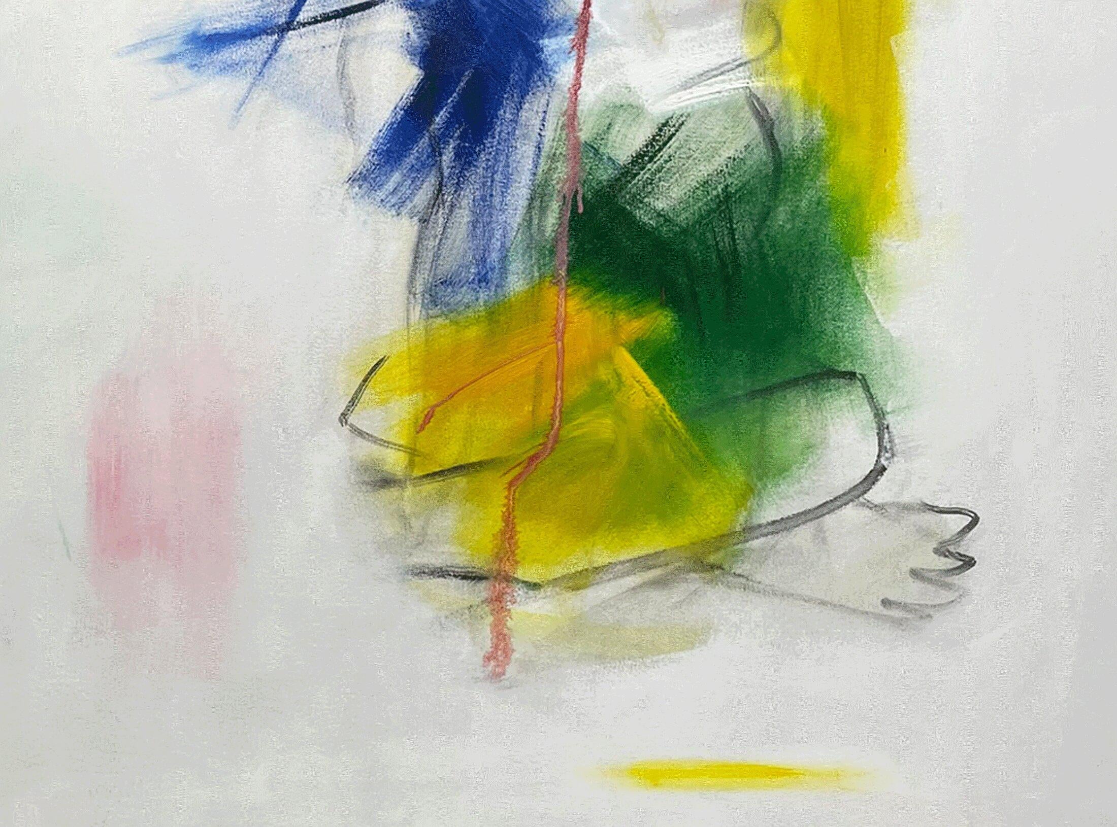 Cuore, Pittura, Olio su tela - Painting di Judy Hintz Cox