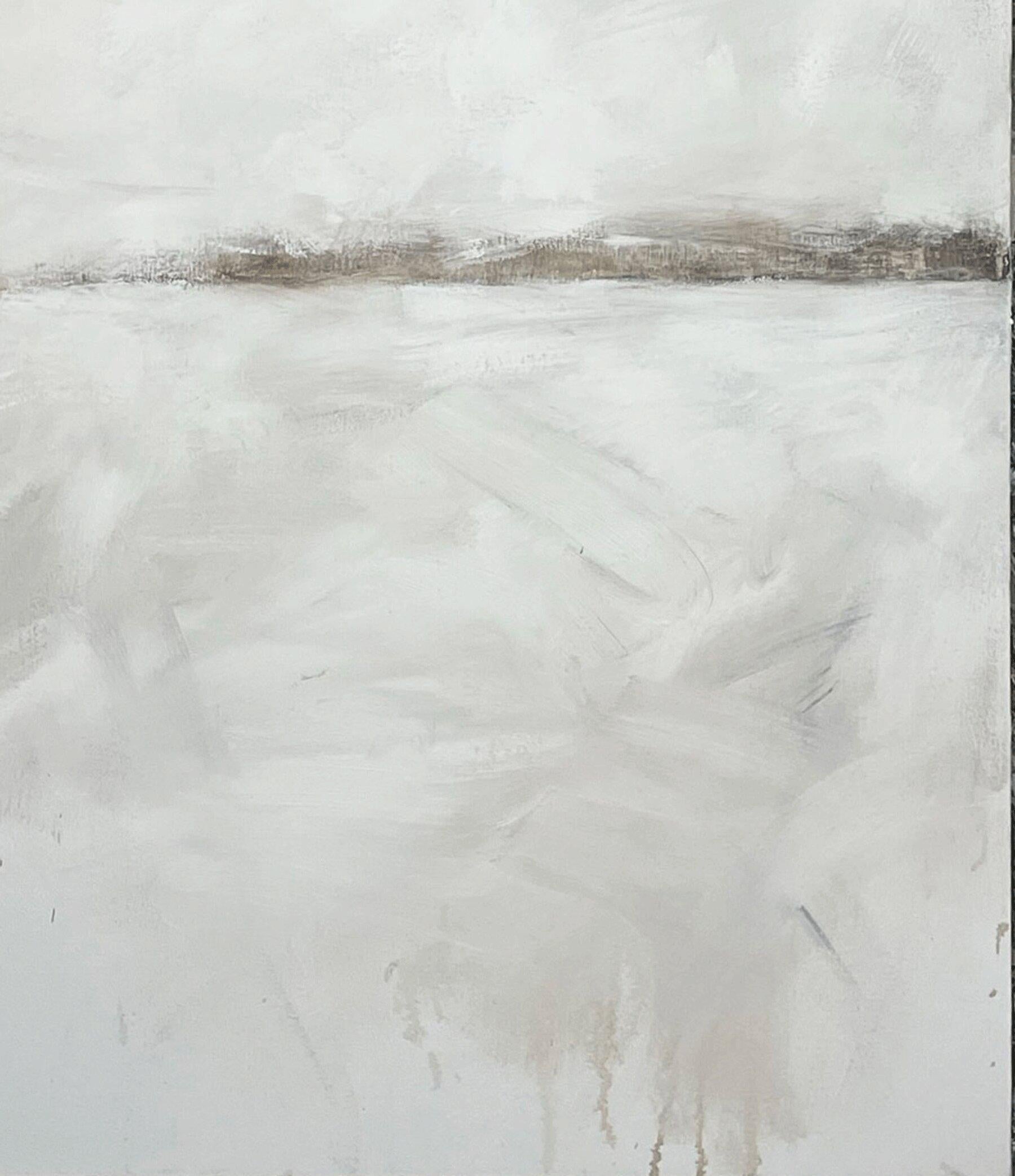 Materia ed energia, Pittura, Olio su tela - Painting Astratto di Judy Hintz Cox