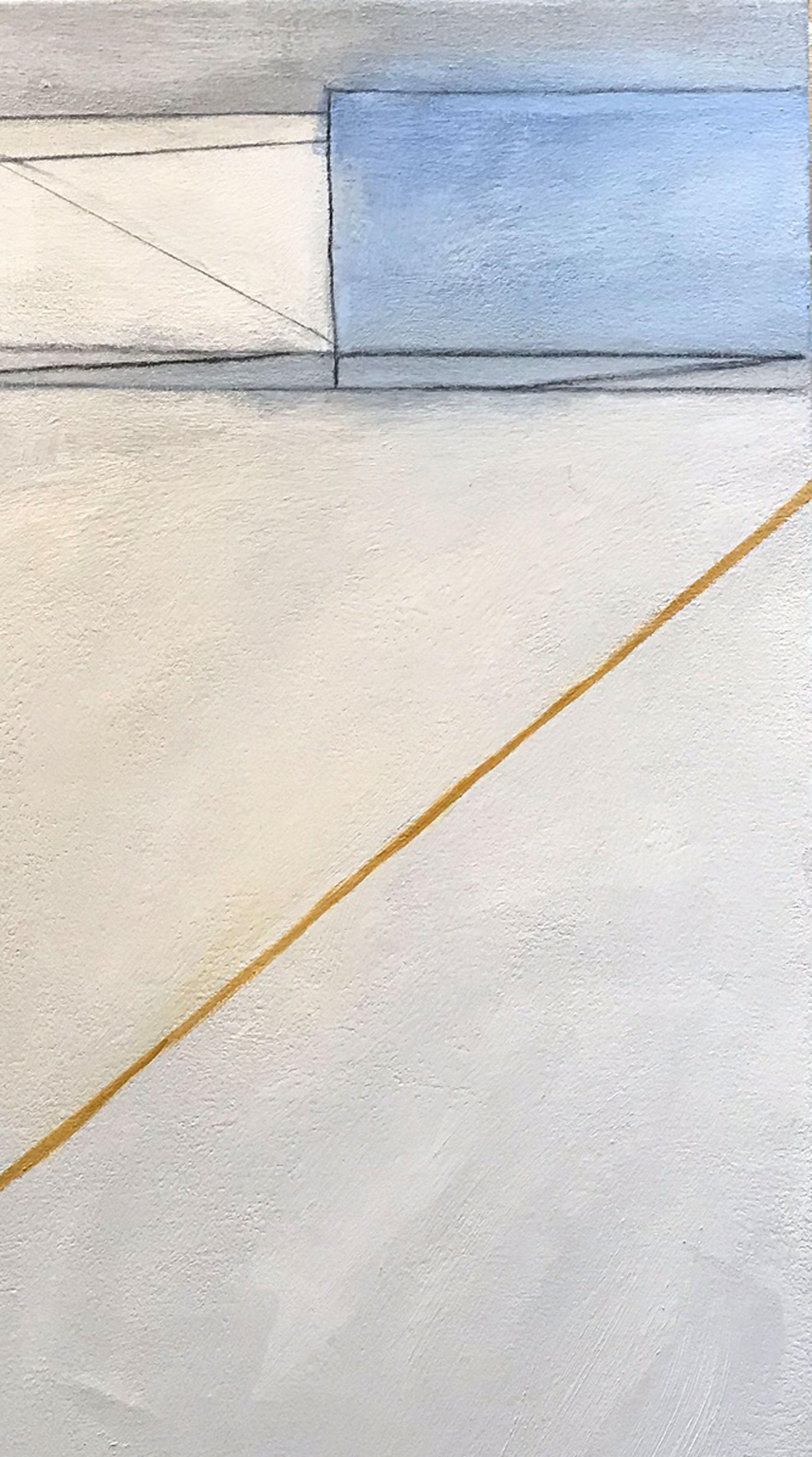 Part of my 25% off sale.  Original price: $1300.00    Geometric abstract painting with a lot of texture.  Simple lines within off white space.     Gallery wrapped and signed on the side. :: Painting :: Abstract :: This piece comes with an official