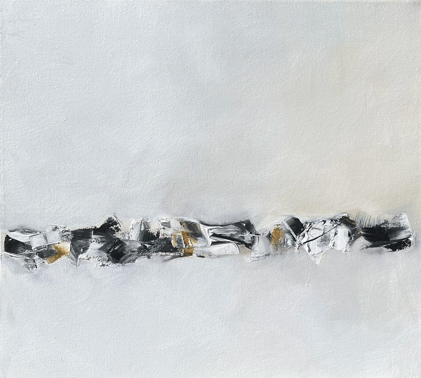 Judy Hintz Cox Abstract Painting - Simple, Painting, Oil on Canvas