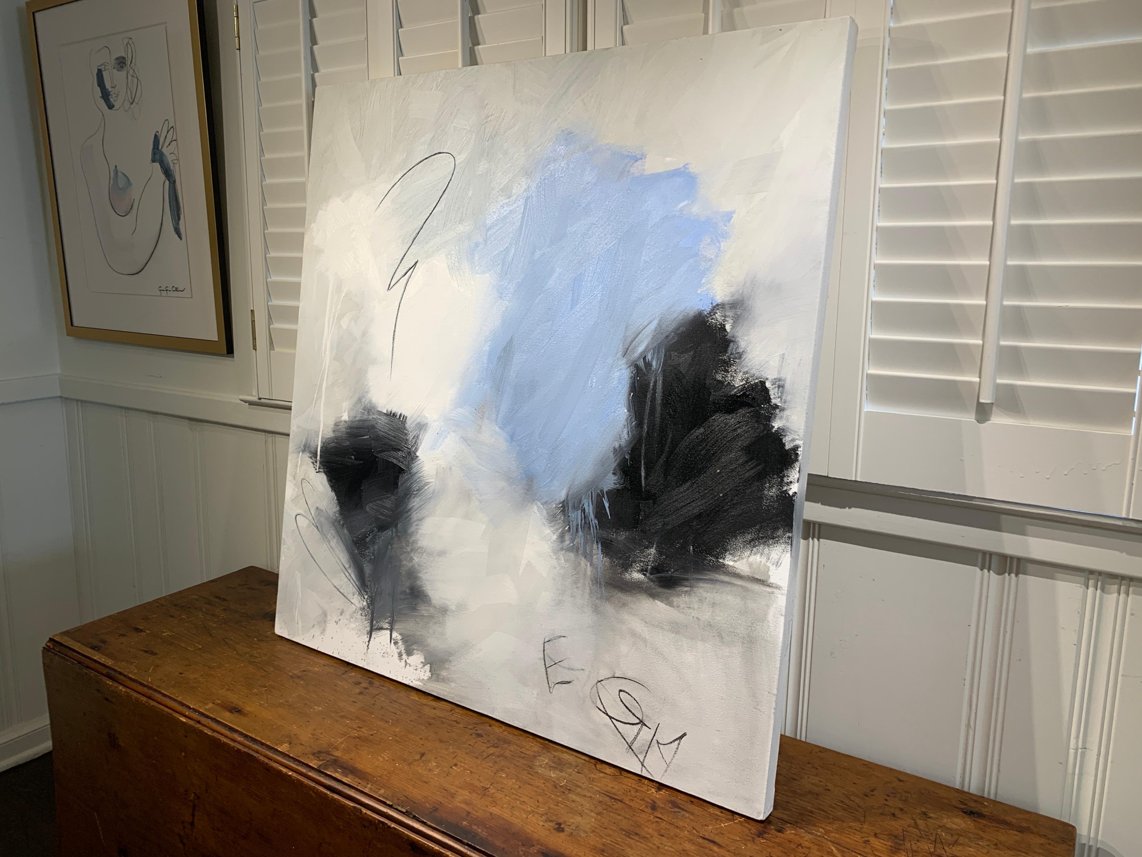 Judy Hintz Cox's wonderfully abstract paintings are a symphony in simplicity. Spare brush strokes work in tandem with Judy's heavily textured canvases to create beautiful tone-on-tone paintings. Her multi-media paintings go far beyond traditional