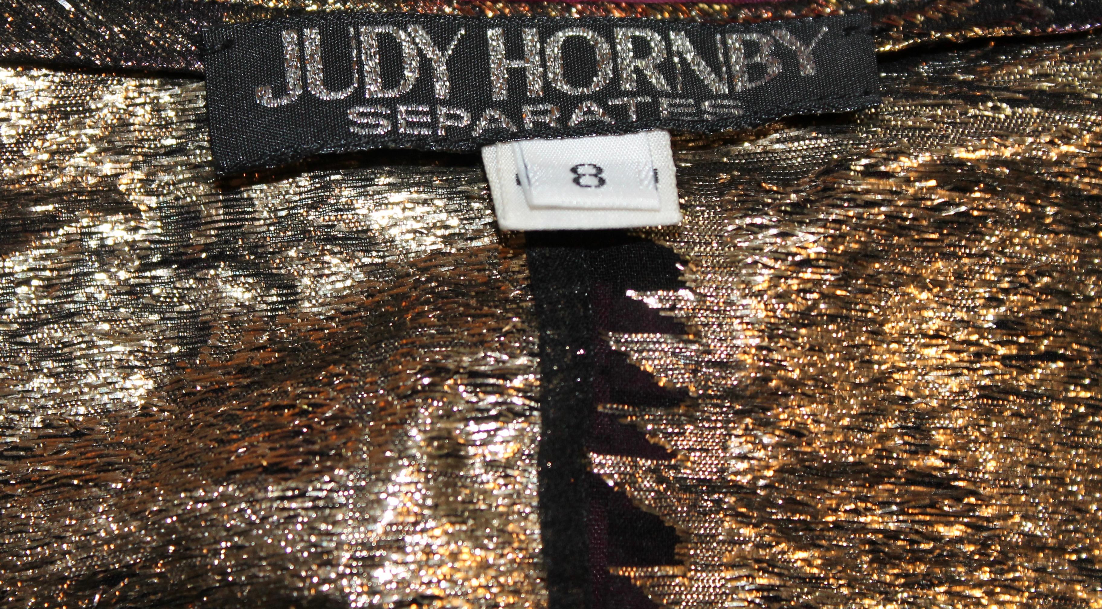 Conjunto cojo de alta costura de los años 70 Judy Hornby en venta 14