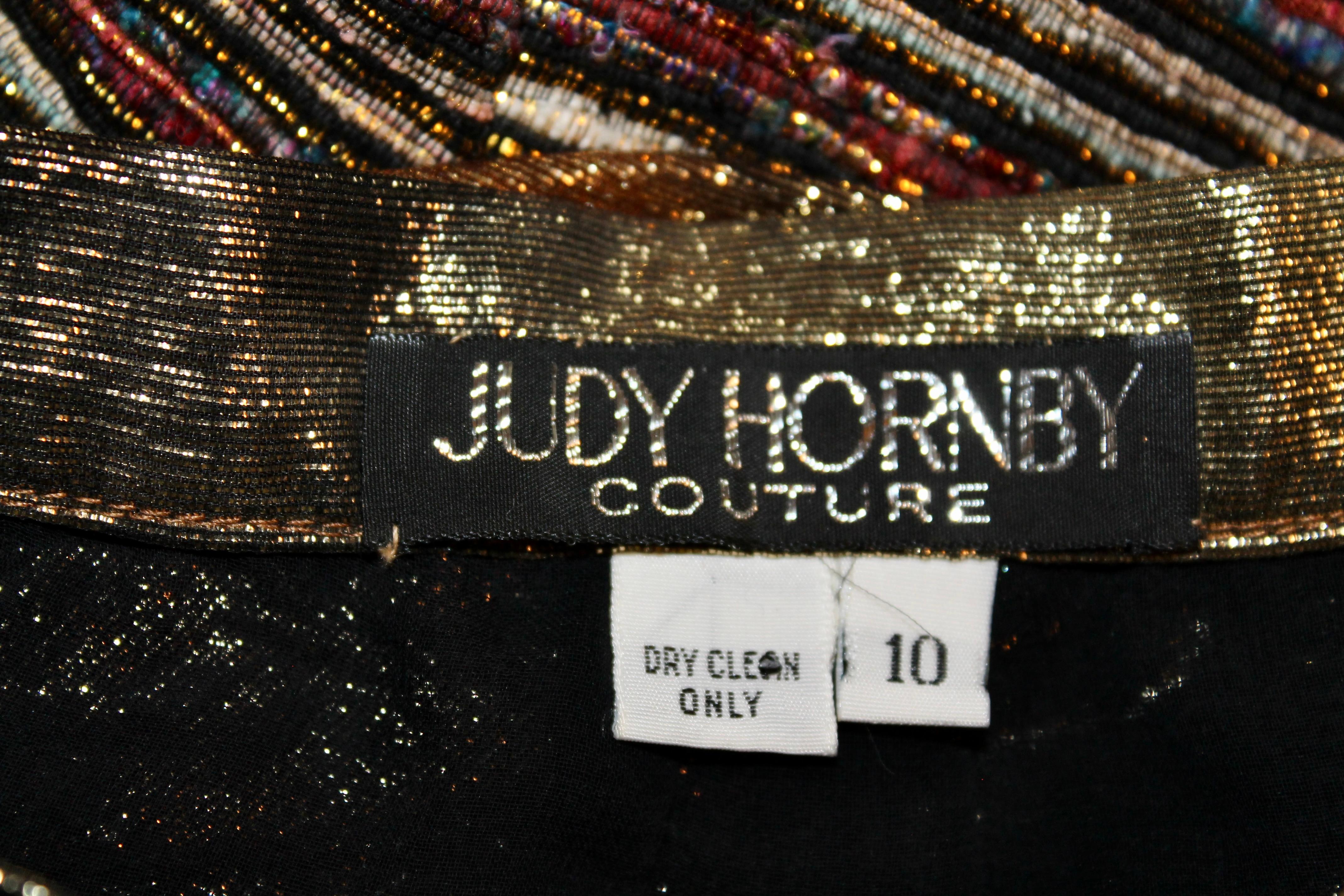 Conjunto cojo de alta costura de los años 70 Judy Hornby en venta 15