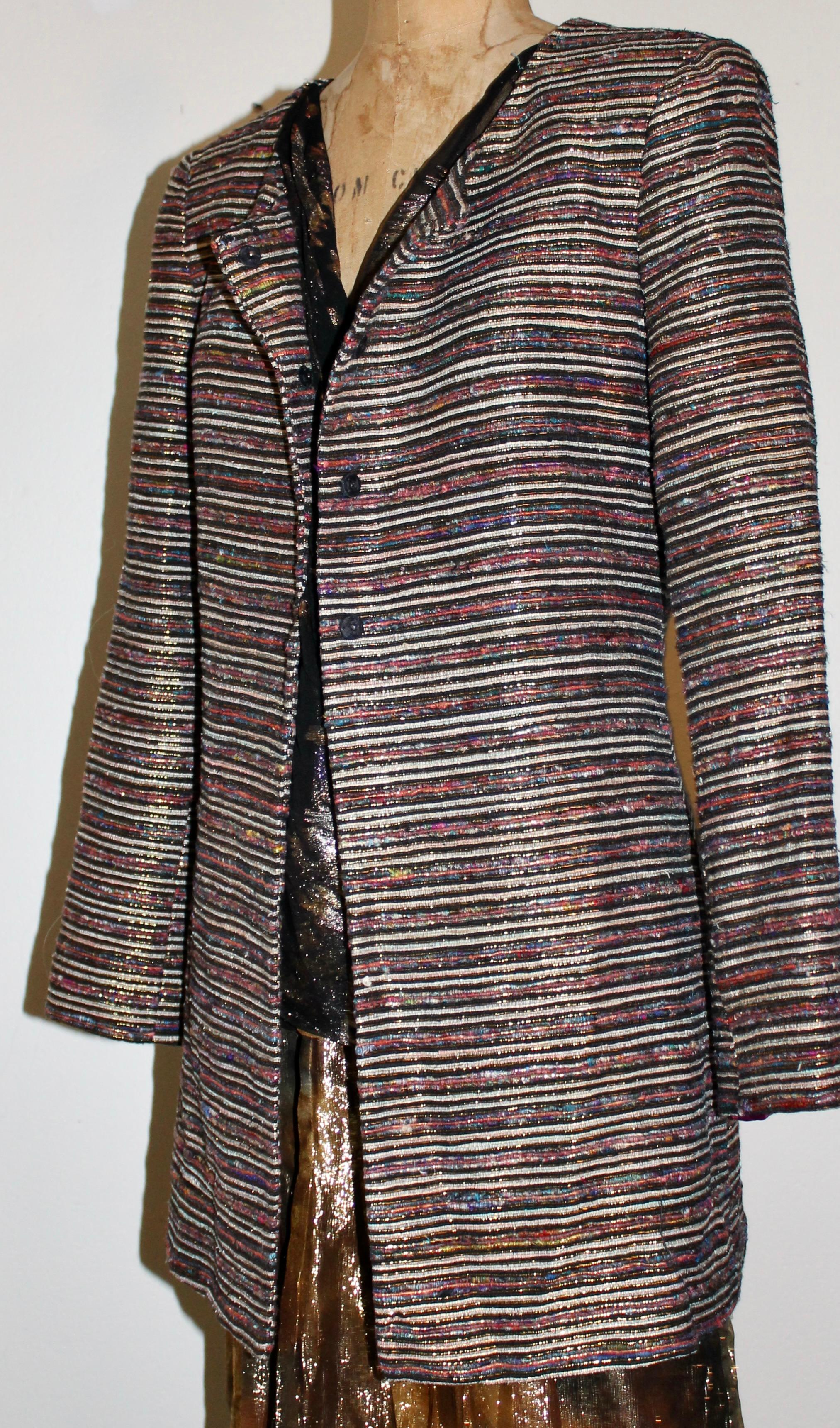 Conjunto cojo de alta costura de los años 70 Judy Hornby en venta 2
