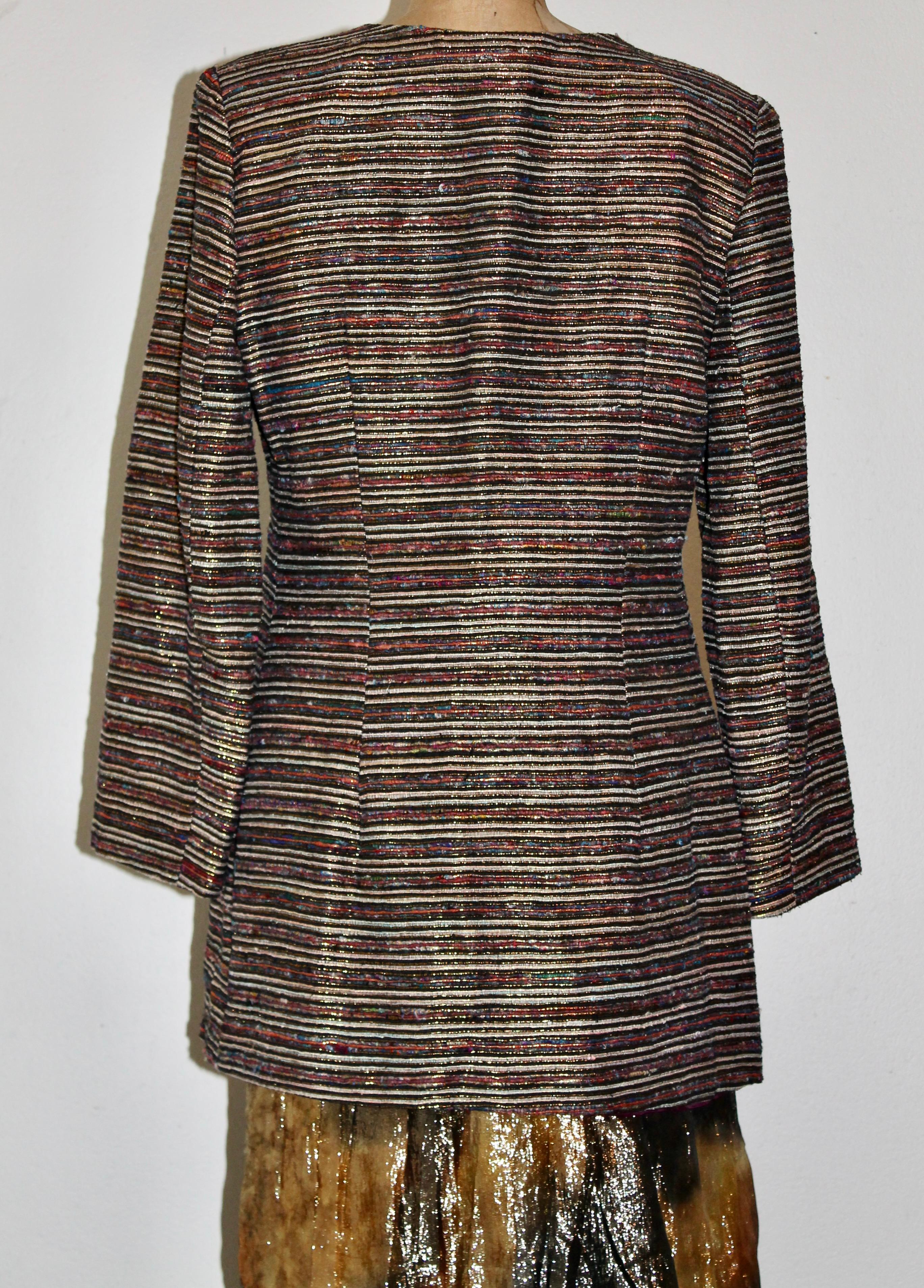 Conjunto cojo de alta costura de los años 70 Judy Hornby en venta 4