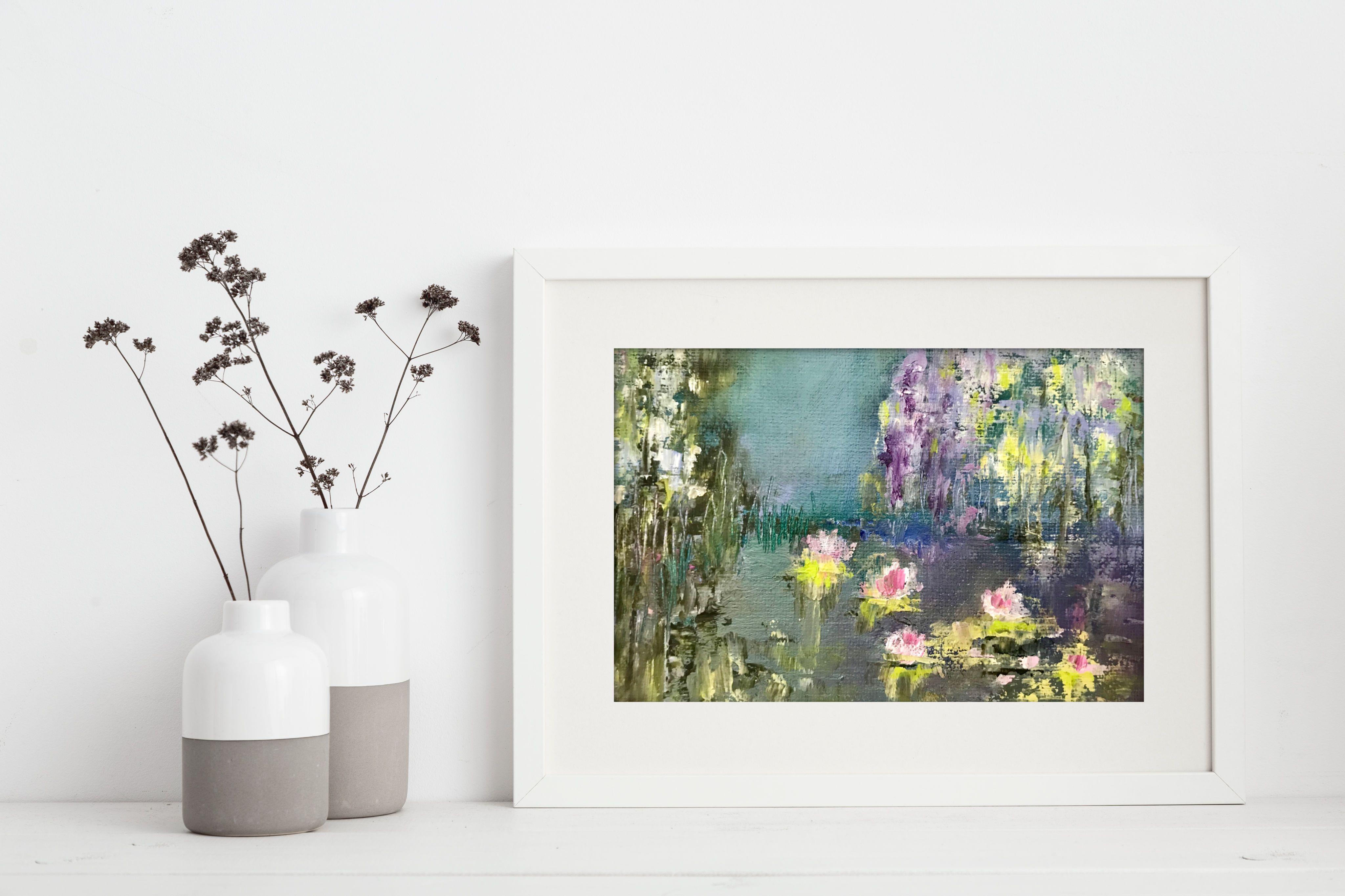 Ricordi di primavera, Pittura, Olio su altro - Painting di Judy Jacobs