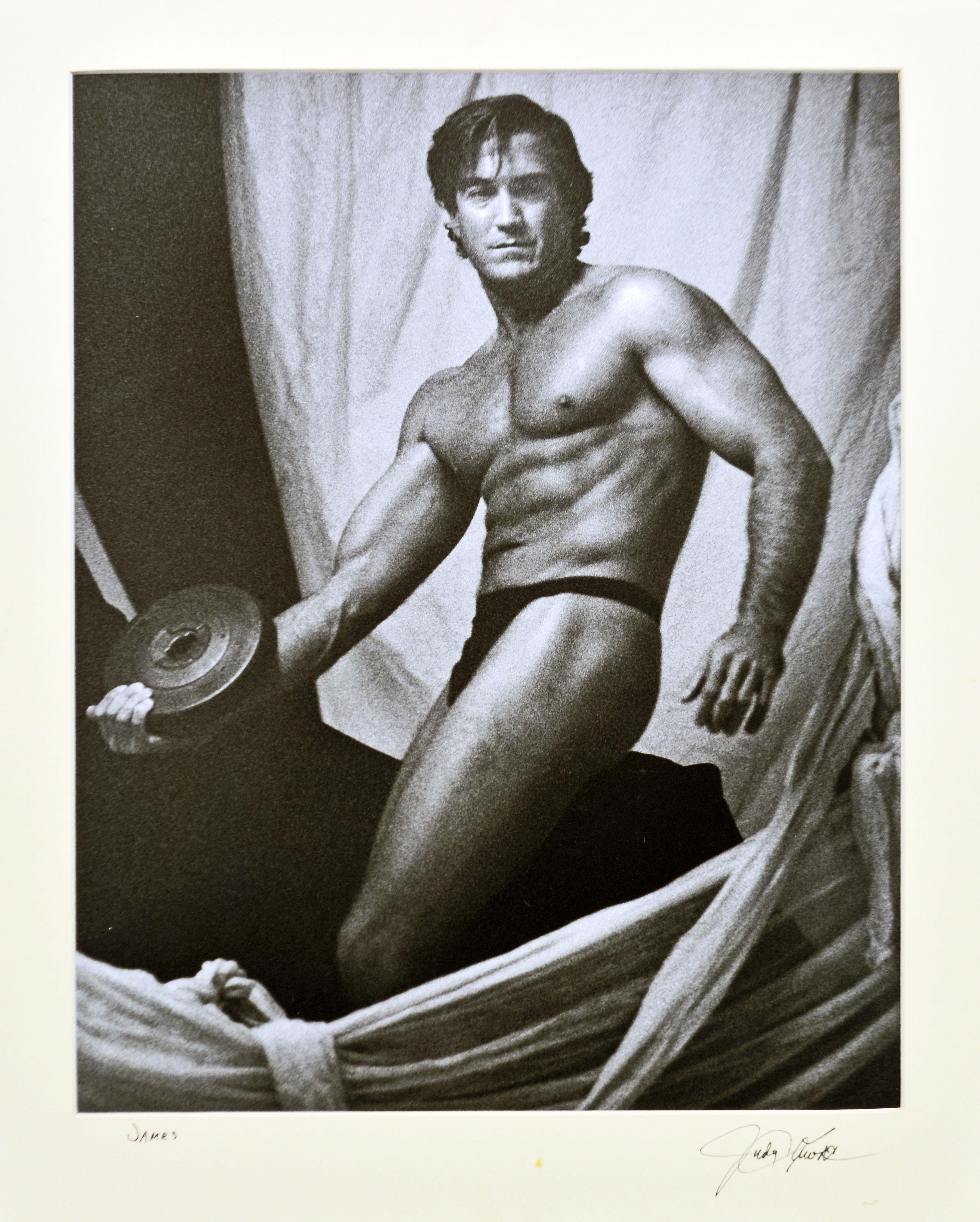 Judy Lawne (US 20th C.) 'James' Original Photograph from Soft Side of Men series In Good Condition For Sale In Ft. Lauderdale, FL