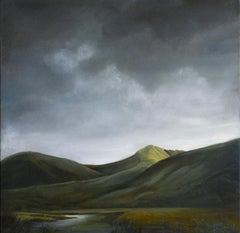 Scotland (Romantic Landscape oil painting of the Rolling Scottish Highlands)