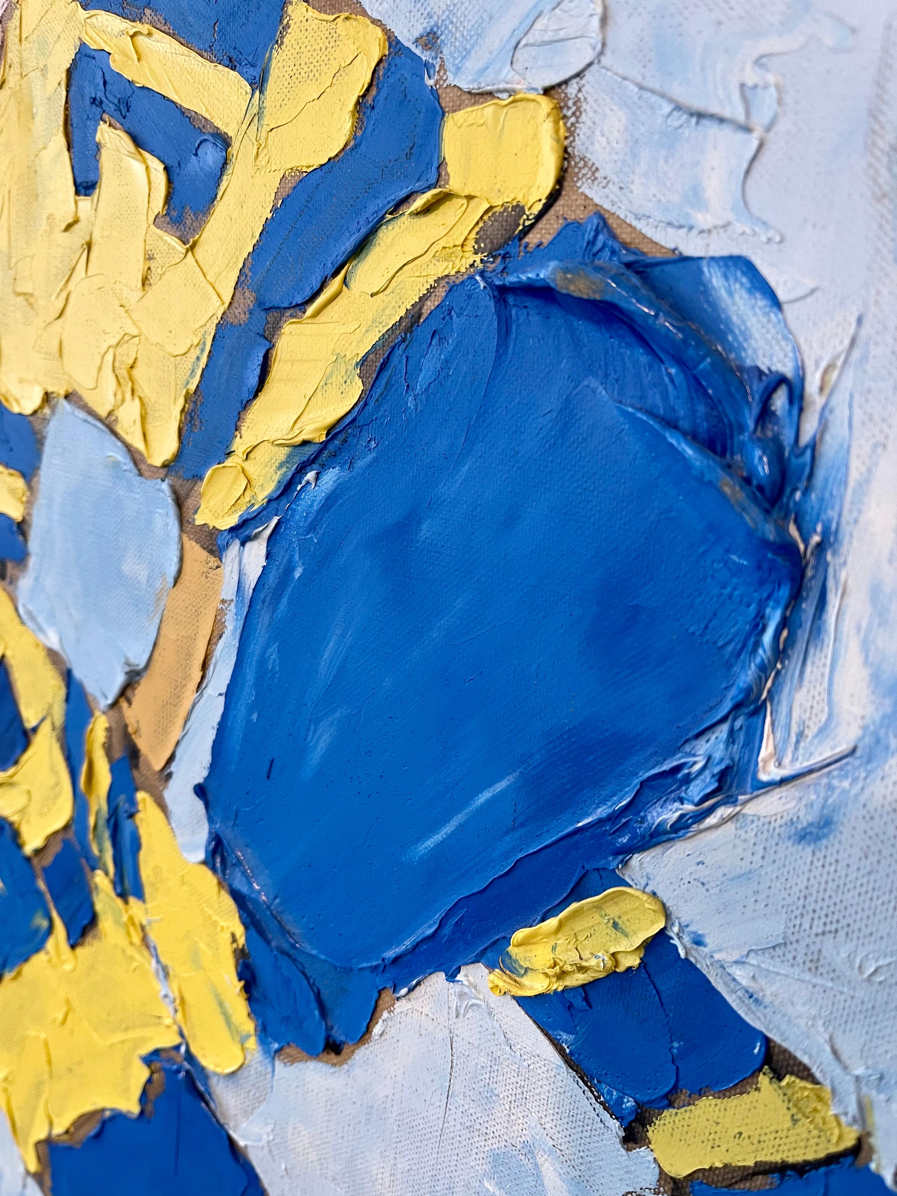 Judy Rifka, Pintura al óleo expresionista abstracta Jugadores de hockey. Brooke Alexander en venta 3