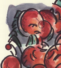 Judy Rifka „Bistro 100“ – Lithographie, Vintage