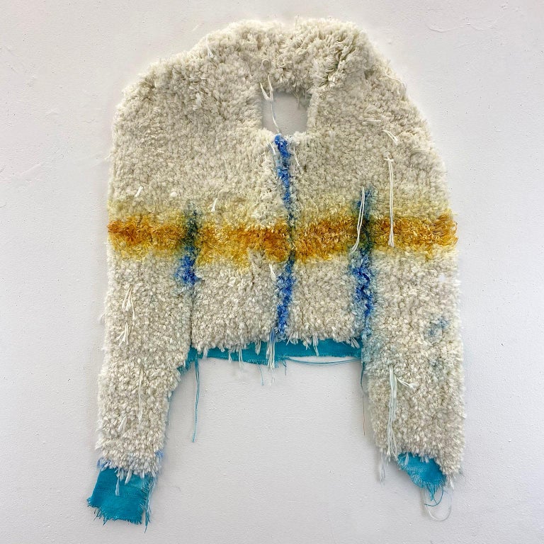 Judy Rushin-Knopf Abstract Sculpture - Textile Sculpture: 'Jacket'