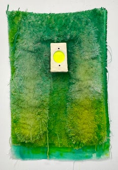 Textile Wall Sculpture: 'GREENSLEEVES'