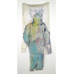 Textile Wall Sculpture: 'HASMAT SUIT'