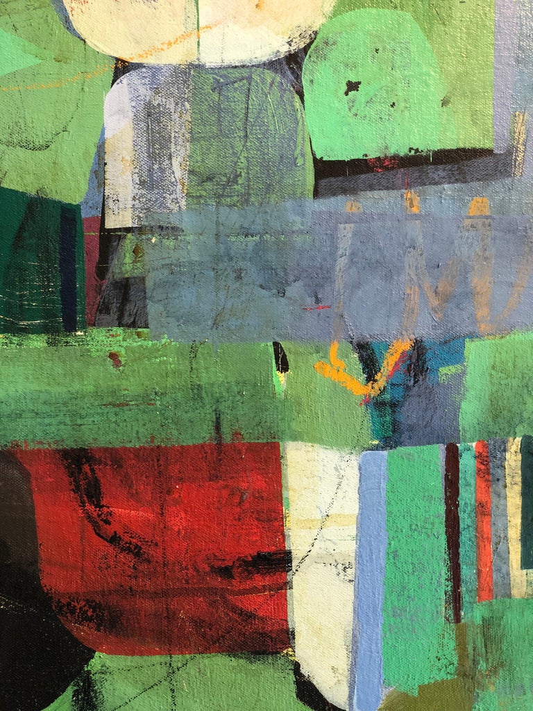 Judy Woods Fair and Square Abstract expressionist composition