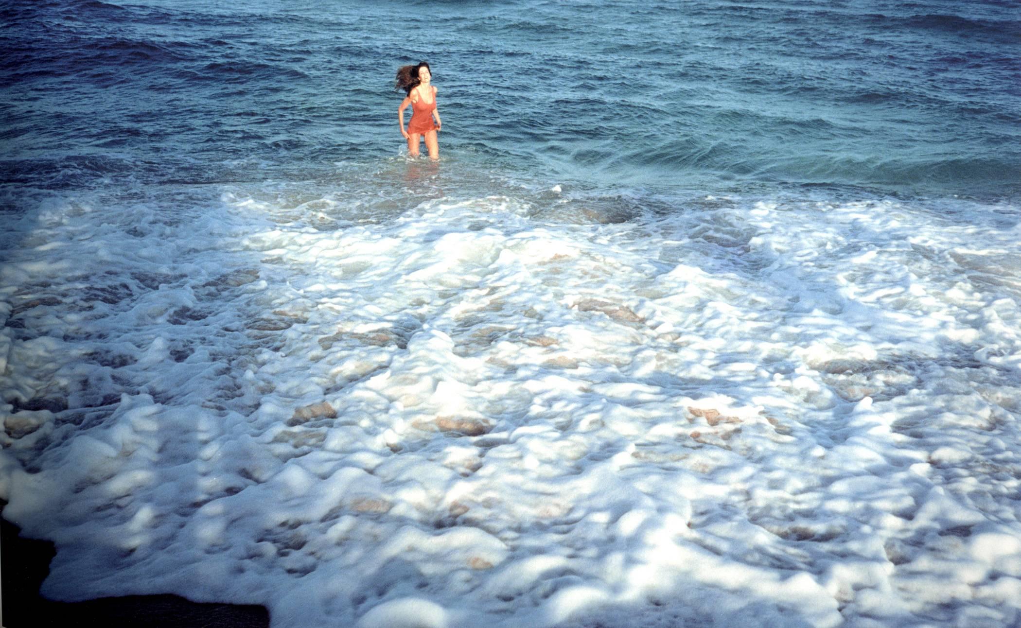 Juergen Teller Landscape Photograph - More No. 15, Stephanie in Sea, Miami, USA