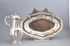 Jug and Shaving Basin Set. Silver. Juan De San Fauri, Madrid, 1768
