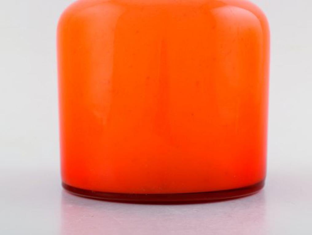 orange jug vase